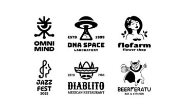 Авторский логотип в уникальном художественном стиле