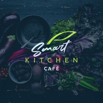 Логотип для кафе здорового питания Smart kitchen