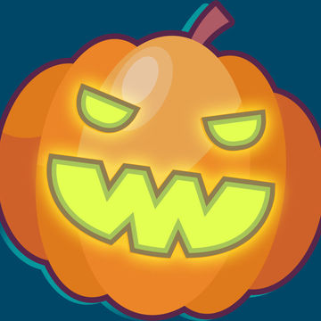 Pumpkin Logo для игры &quot;Scary forest&quot;