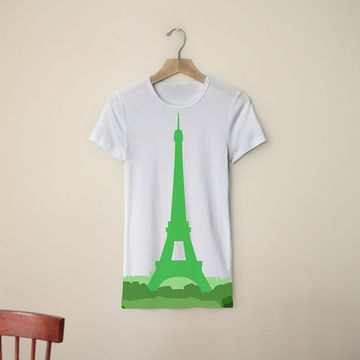 Принт на футболку &quot;Париж&quot;