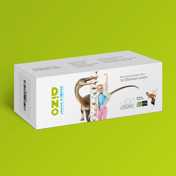 Дизайн коробки для ростомера LIFELIKO DINO