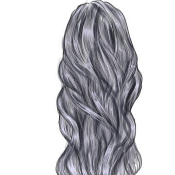 Скетч-иконка для сайта по уходу за волосами