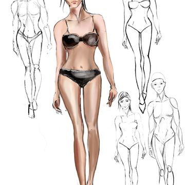 Fashion illustration для Инстаграм