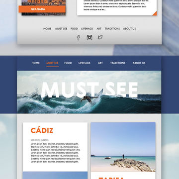 Travel Magazine Design Concept