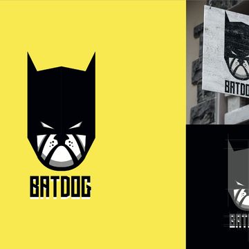 Логотип и нэйминг тренировочного клуба для собак &quot;Batdog&quot;