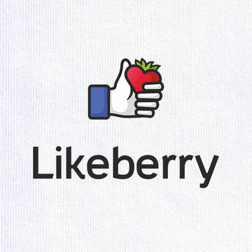 Логотип для smm-агентства Likeberry