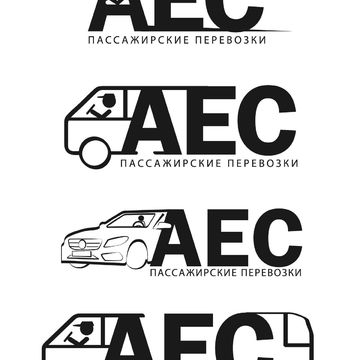 Логотип для пассажирских перевозок (с водителем)