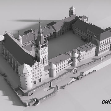 3D модель замка Кёнигсберг в г. Калининград