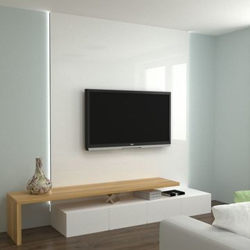 ТВ-стенка в гостиную (проектирование мебели)