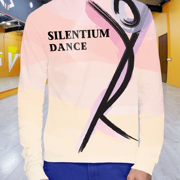 Дизайн футболки с длинным рукавом для танцевальной студии