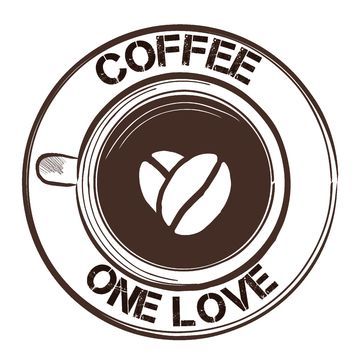 Вариант логотипа для кофейни