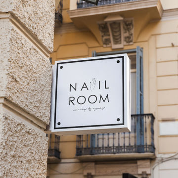 Визуализация логотипа для салона ногтевого сервиса