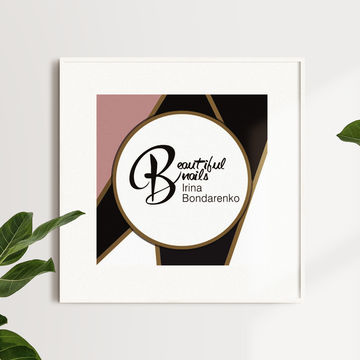 Визуализация логотипа для масстера ногтевого сервиса