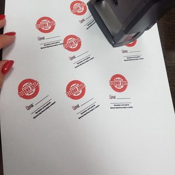 Штам цена для Second hand