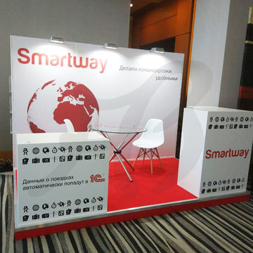 Застройка выставочного стенда для компании Smartway