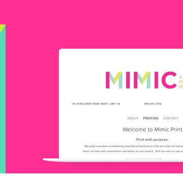 Mimic Print - development