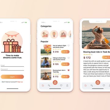 Дизайн интерфейса мобильного приложения.