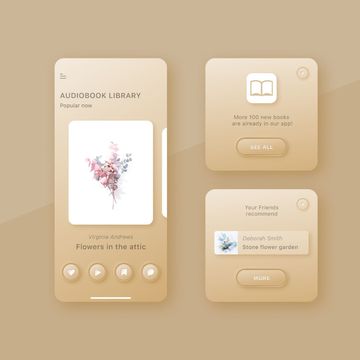 Дизайн мобильного приложения библиотеки аудиокниг.