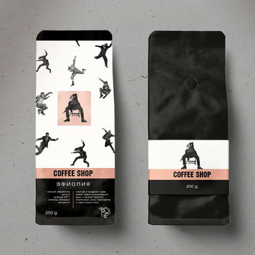 дизайн упаковки кофе