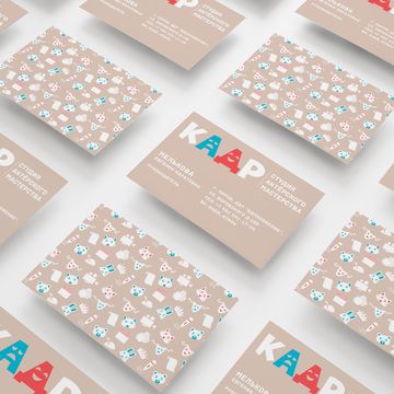 визитки для детской студии актерского мастерства &laquo;Кадр&raquo;