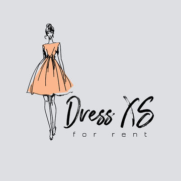 Логотип проката платьев