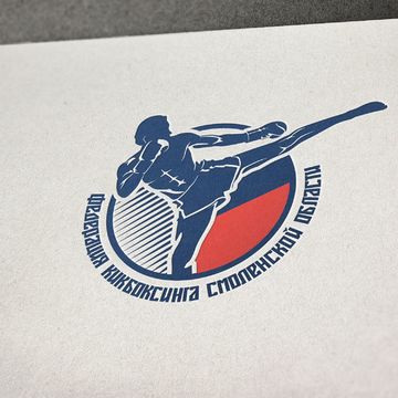 Логотип Федерации кикбоксинга Смоленской области.