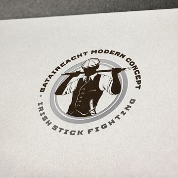 Логотип для клуба Ирландского палочного боя.