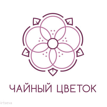 логотип &quot;Чайный цветок&quot; (чайная)