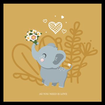 Романтичный слоник