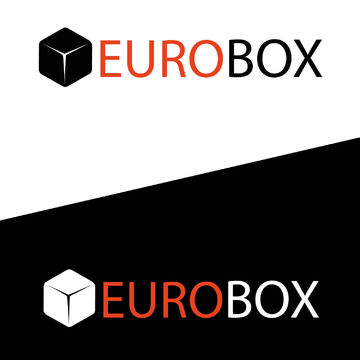 EUROBOX- логотип для компании по производству металлических гаражей.