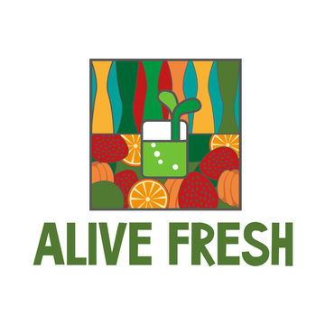 Логотип для компании Alive fresh