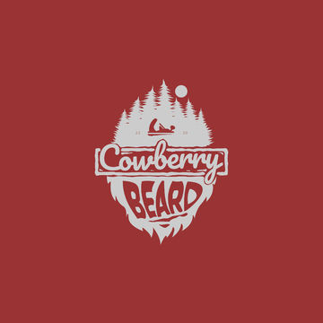 Логотип столярной мастерской Cowberry Beard