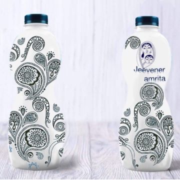 Дизайн бутылки для молока в индийском стиле