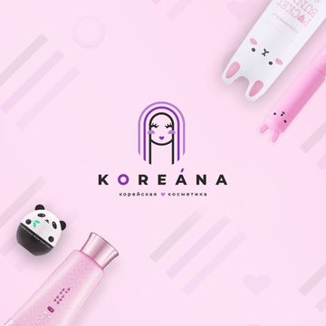 логотип для магазина корейской косметики