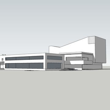 Визуализация здания SketchUp