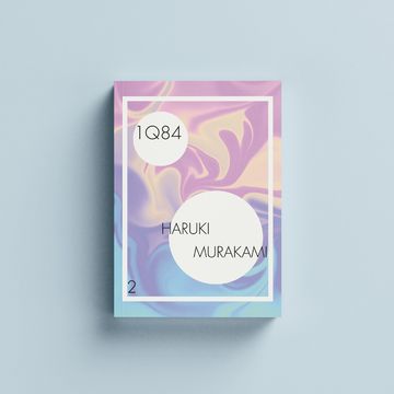 Мой вариант оформления книги 1q84 Haruki Murakami часть 2