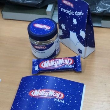 Серия упаковок и буклет Milky Way