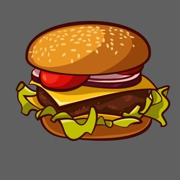 Иллюстрация "бургер"
