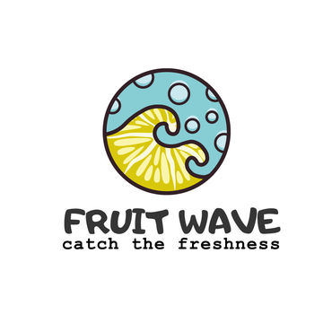 Логотип для компании .Фруктовые лимонады в бутылках