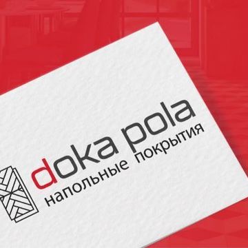 Название и логотип магазина напольных покрытий dokapola.ru/