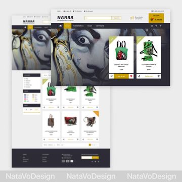 Дизайн интернет-магазина Narra