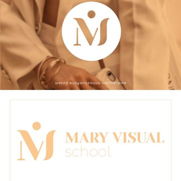 Логотип для онлайн школы Mary Visual