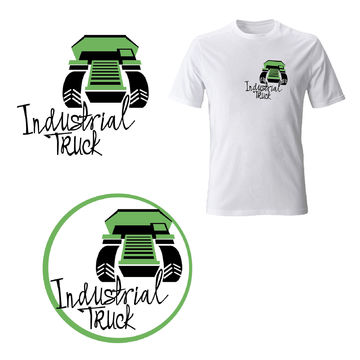 Эскиз логотипа компании Industrial Truck
