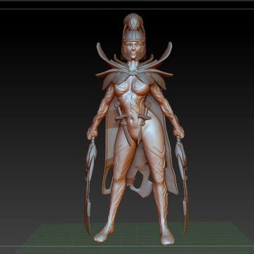 3D Моделирование персонажа для 3D печати / ЧПУ