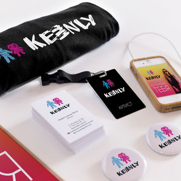 Логотип и фирменный стиль для музыкальной группы Keenly