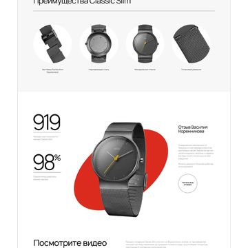 Ребрендинг сайта часов Swiss Watch.
