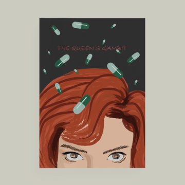 постер &quot;The queen''s gambit&quot;