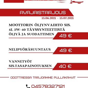 Листовка для автосервиса