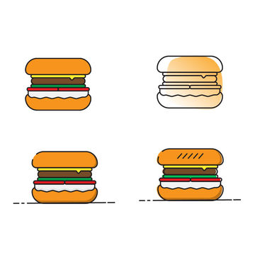 Иллюстрация бургер