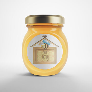 Логотип для меда